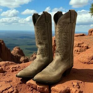 Justin Woman’s Style 4939 Distressed Gray Western Boots